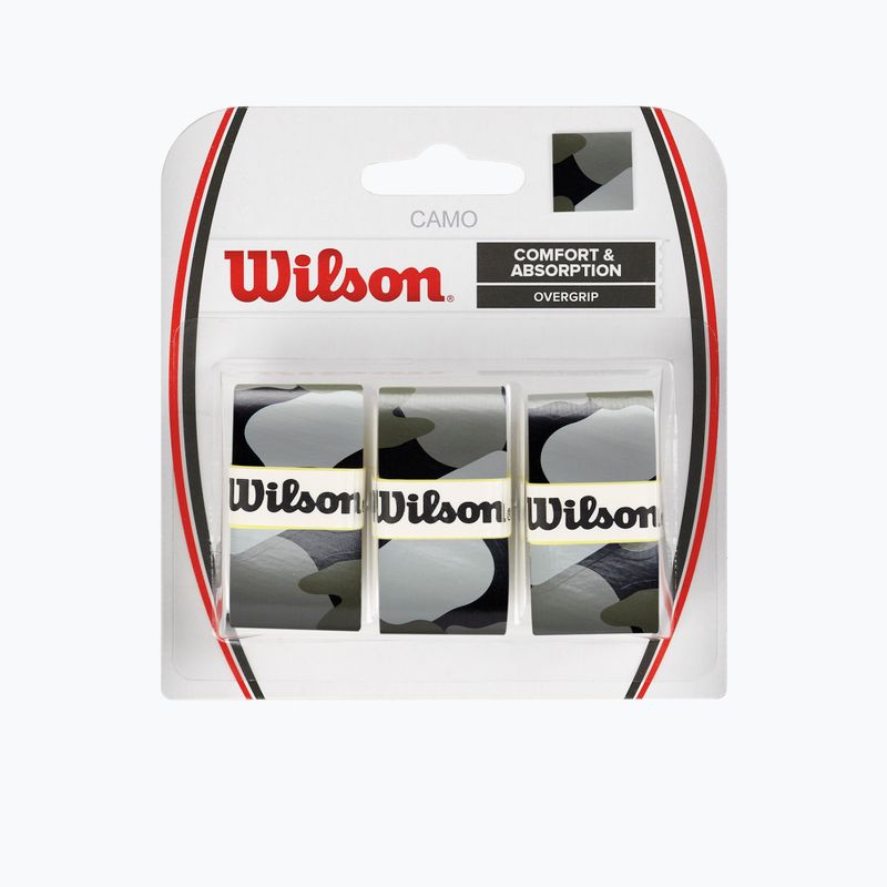 Wilson Camo Overgrip teniso raketės apvyniojimai 3 vnt. juodi WRZ470830 2