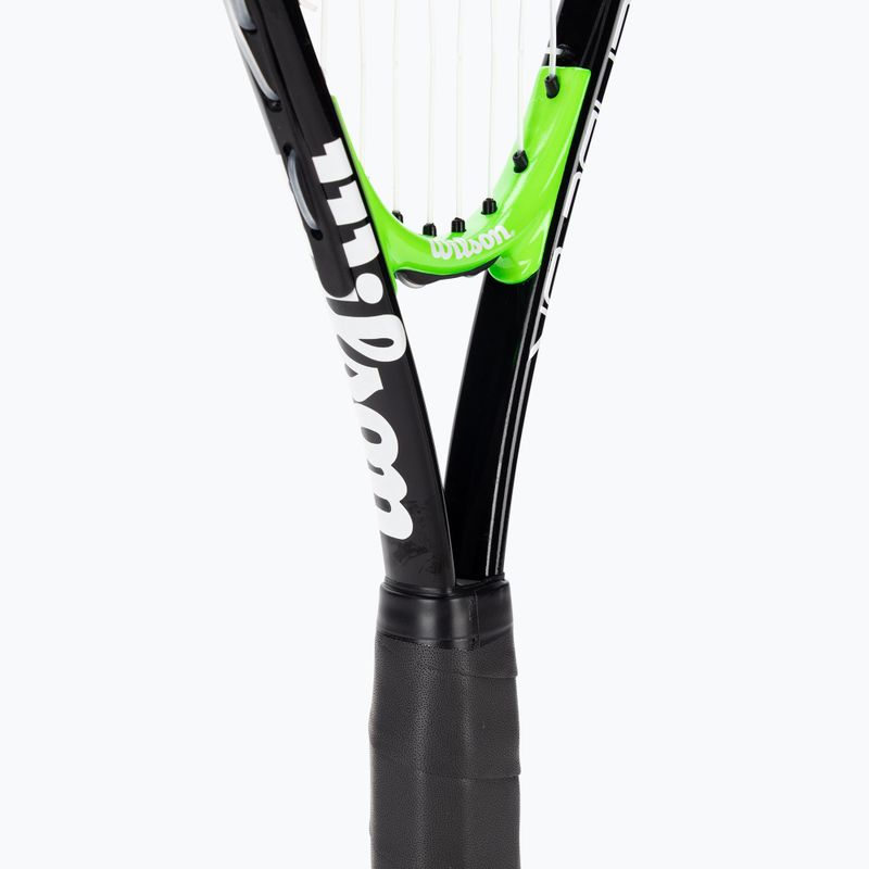 Vaikiška skvošo raketė Wilson Blade Junior black/green 4