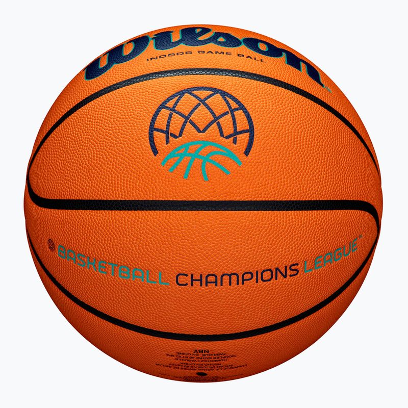 Krepšinio kamuolys Wilson EVO NXT Champions League orange dydis 7 6