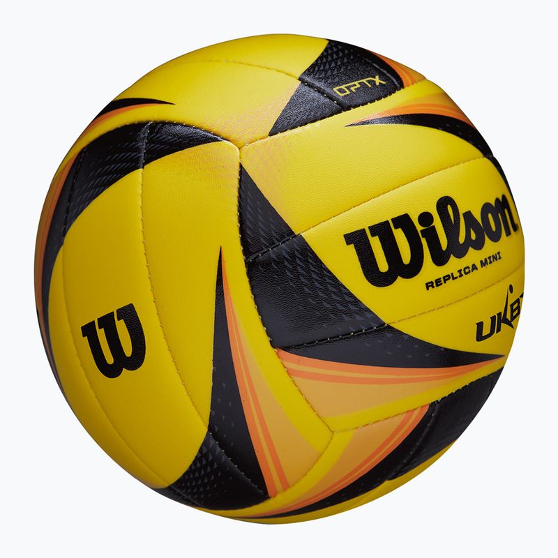 Paplūdimio tinklinio kamuolys Wilson OPTX AVP Mini yellow 2