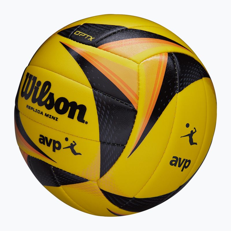Paplūdimio tinklinio kamuolys Wilson OPTX AVP Mini yellow 3