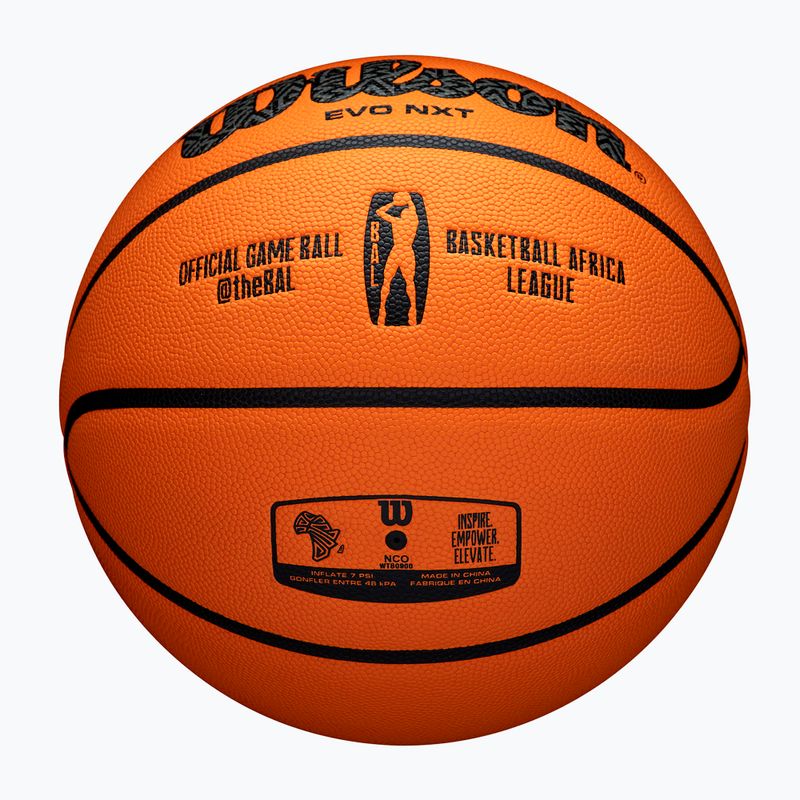 Krepšinio kamuolys Wilson EVO NXT Africa League brown dydis 7 6