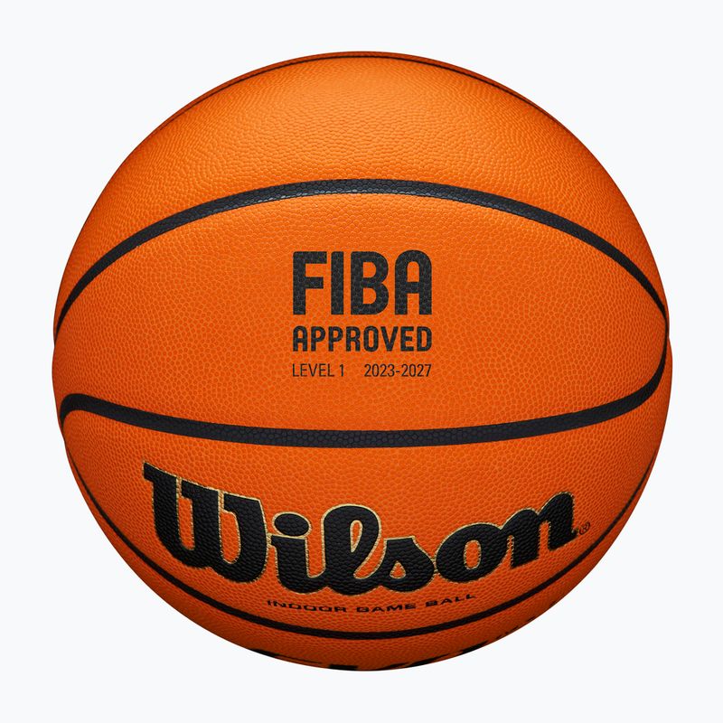 Krepšinio kamuolys Wilson EVO NXT Fiba Game Ball orange dydis 7 4