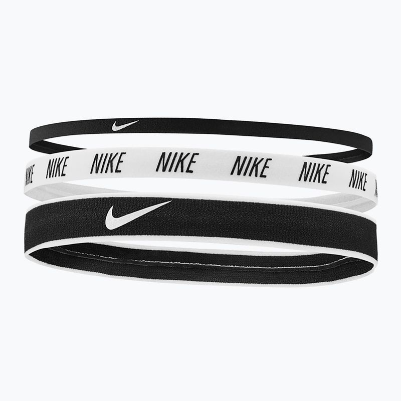 Galvos juostos Nike Tidth 3 vnt. black/white/black