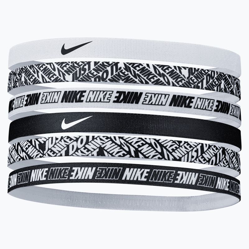 Nike galvos juostos su spauda 6 vnt. baltos spalvos N0002545-176