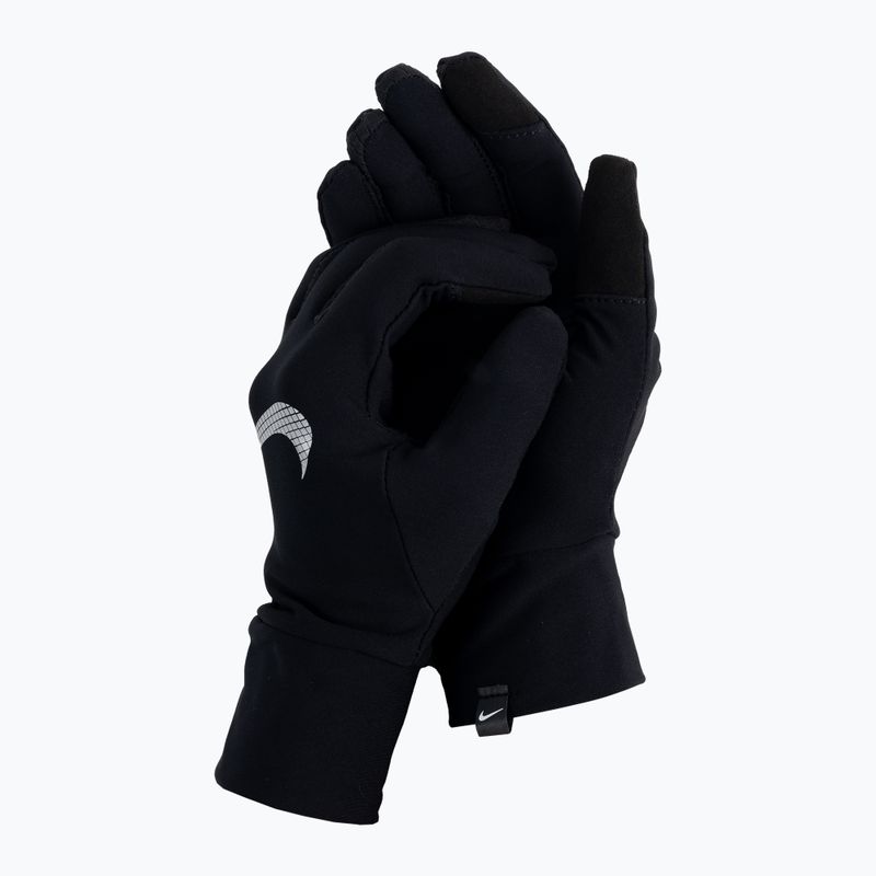 Nike Essential Running moteriškas kepurės ir pirštinių rinkinys, juodas N1000595-082 2