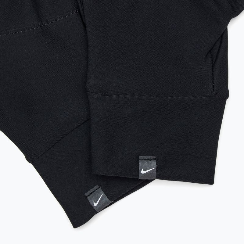 Moteriška galvos juosta + pirštinių komplektas Nike Essential Running black/black/silver 5