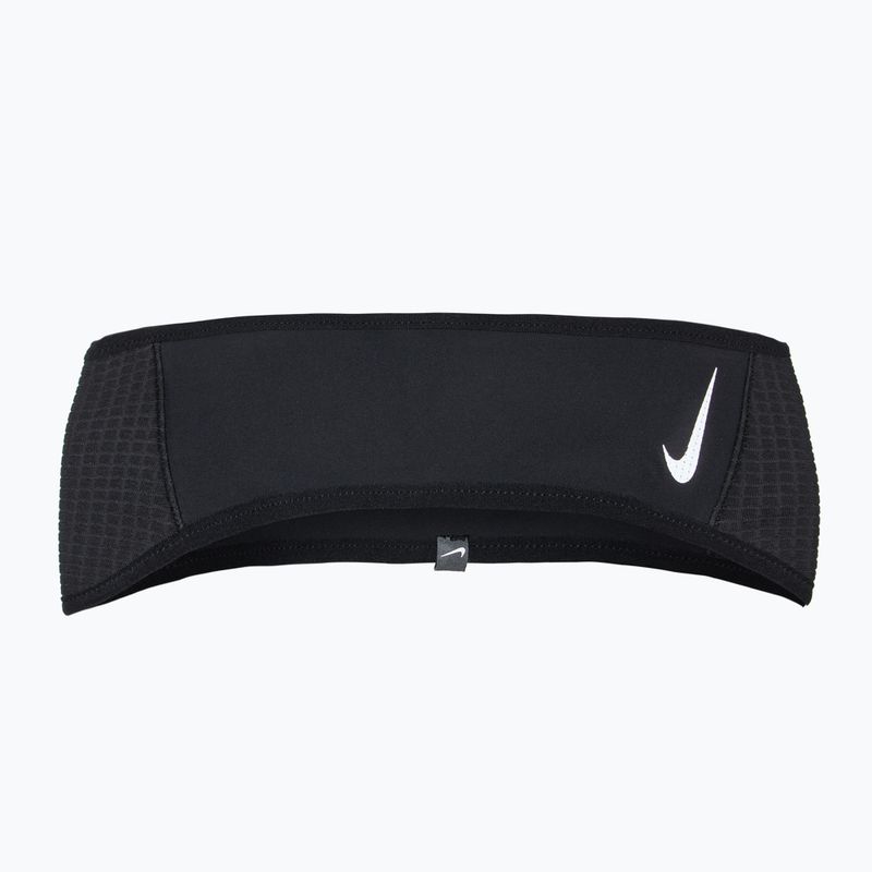 Moteriška galvos juosta + pirštinių komplektas Nike Essential Running black/black/silver 7