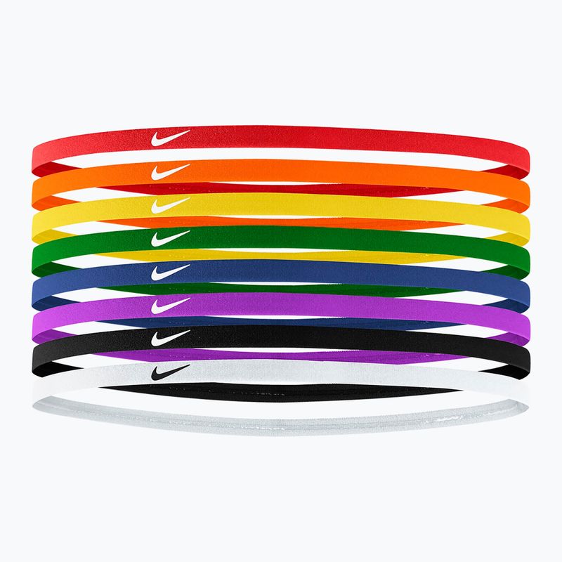 Galvos juosta Nike Skinny Headbands 8 vnt. pimento/orange blaze/sunlight