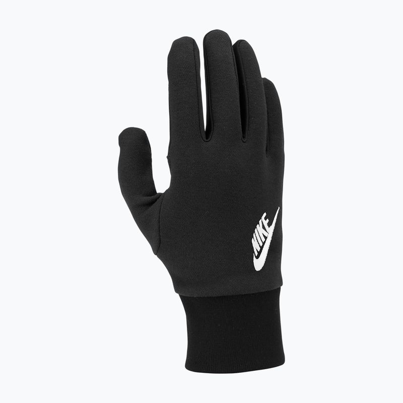 Vyriškos bėgimo pirštinės Nike Club Fleece 2.0 black/black/white