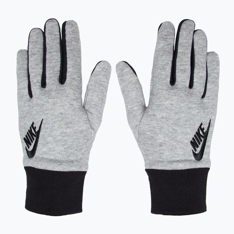 Vyriškos bėgimo pirštinės Nike Club Fleece 2.0 grey heather/black/black 2