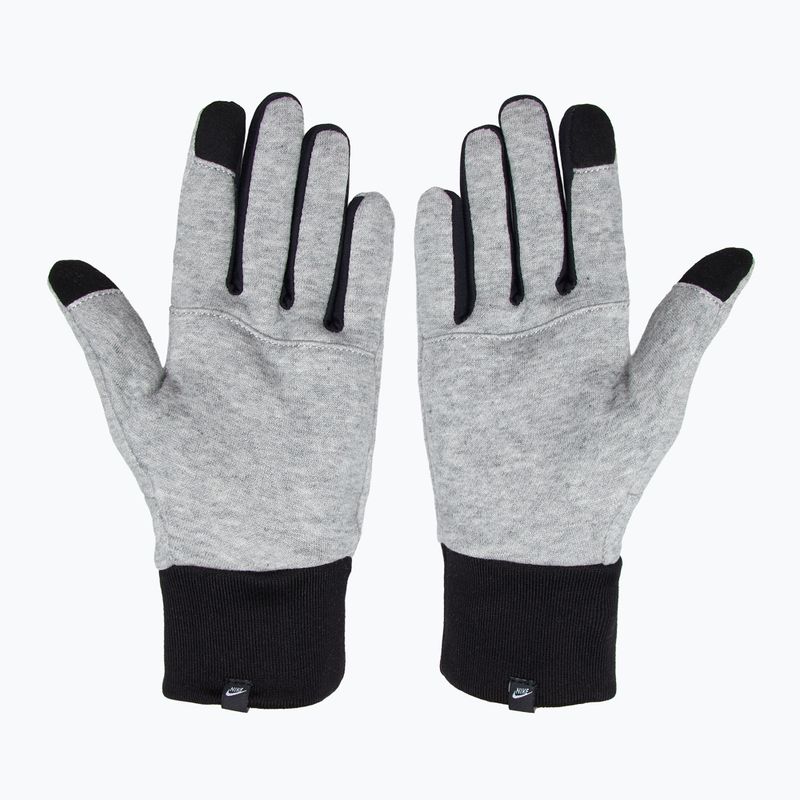 Vyriškos bėgimo pirštinės Nike Club Fleece 2.0 grey heather/black/black 3