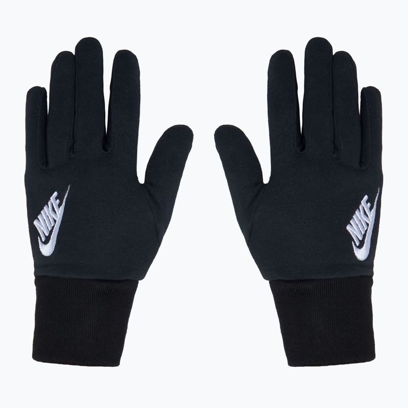 Moteriškos bėgimo pirštinės Nike Club Fleece black/white