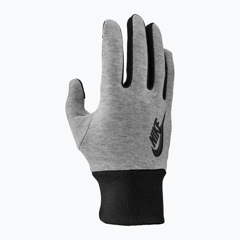 Moteriškos bėgimo pirštinės Nike Club Fleece grey heather/black/black 6