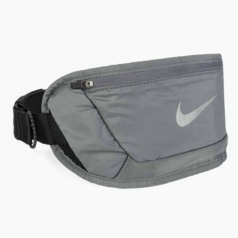Rankinė ant juosmens Nike Challenger 2.0 Waist Pack Large smoke grey/black/silver 2