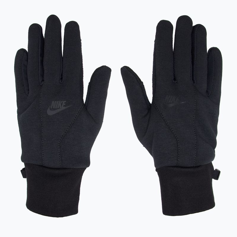 Vyriškos bėgimo pirštinės Nike Tech Fleece 2.0 black/black/black 2
