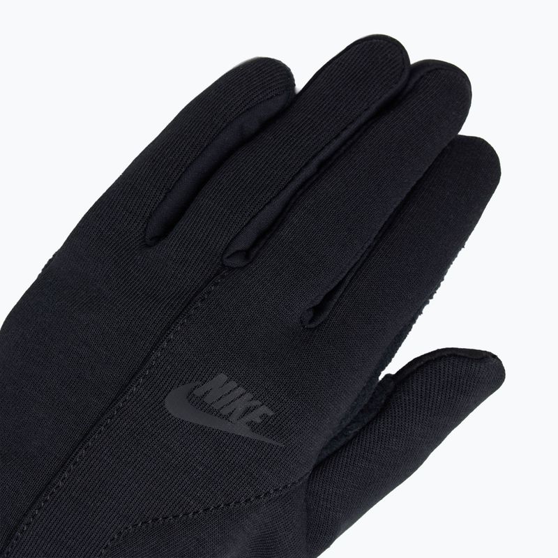 Vyriškos bėgimo pirštinės Nike Tech Fleece 2.0 black/black/black 4