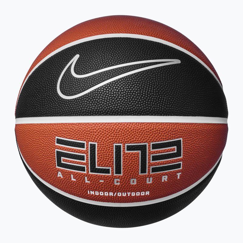 Krepšinio kamuolys Nike Elite All Court 8P 2.0 Deflated amber/white/metallic silver/black dydis 7 4