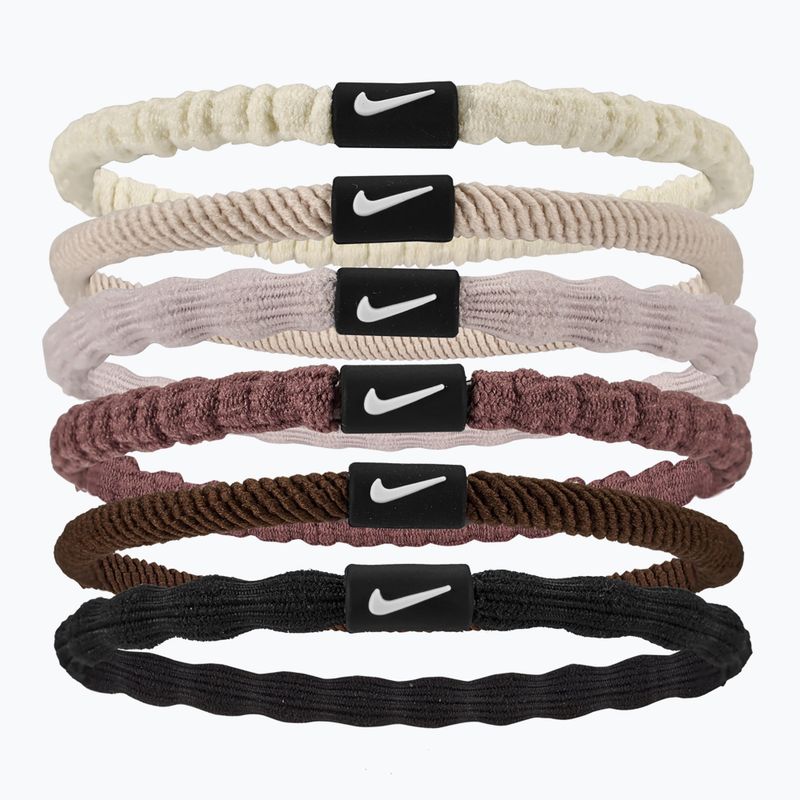 Plaukų gumutės Nike Flex Hair Tie 6 vnt. sail/lt orewood brn/white