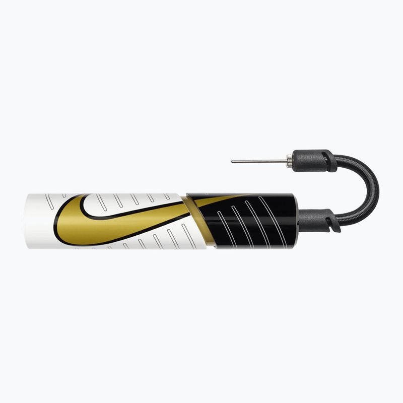 Kamuolio pompa Nike Essential Ball Pump white/metallic gold/black