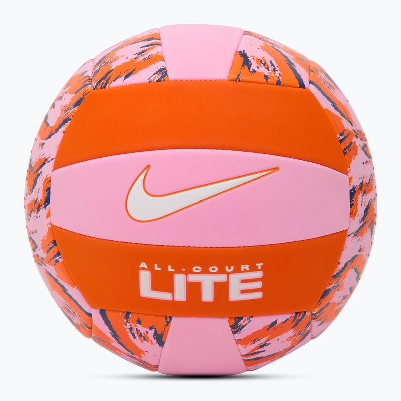 Tinklinio kamuolys Nike All Court Lite Volleyball pink rise/safety orange/white dydis 5