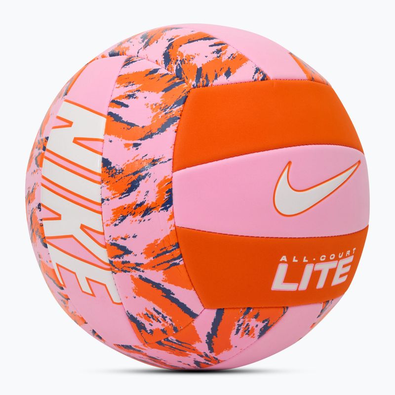 Tinklinio kamuolys Nike All Court Lite Volleyball pink rise/safety orange/white dydis 5 2