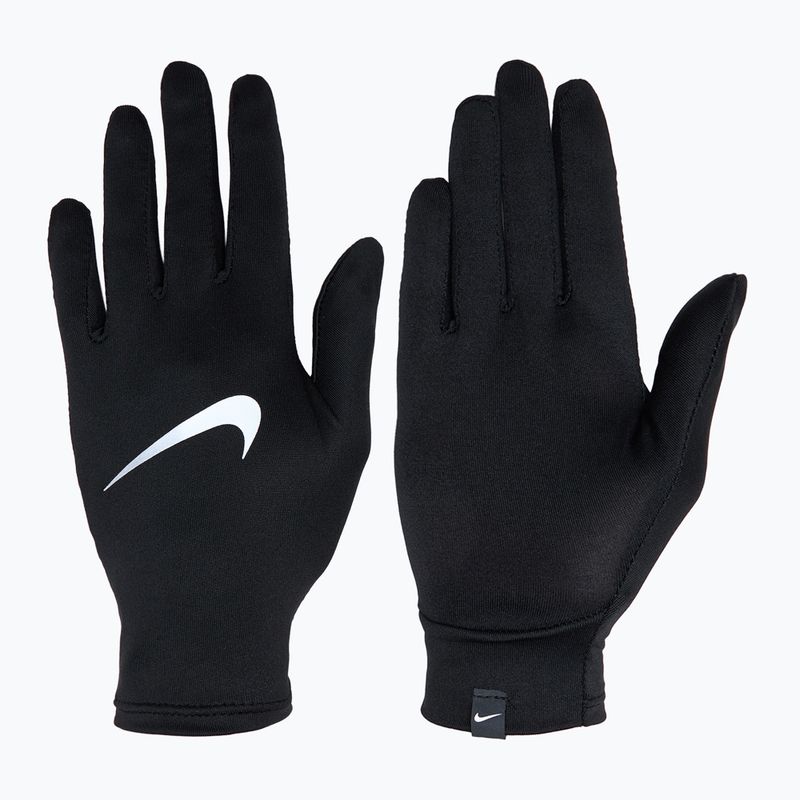 Bėgimo pirštinės Nike Pacer Liner RG black/silver