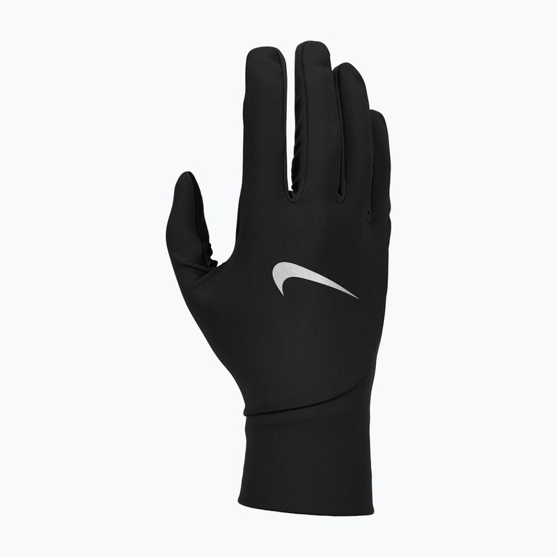 Vyriškos bėgimo pirštinės Nike Pacer Lightweight RG black/black/silver 6