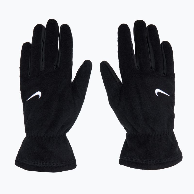 Moteriškos bėgimo pirštinės Nike One Therma-Fit Fleece black/white 2