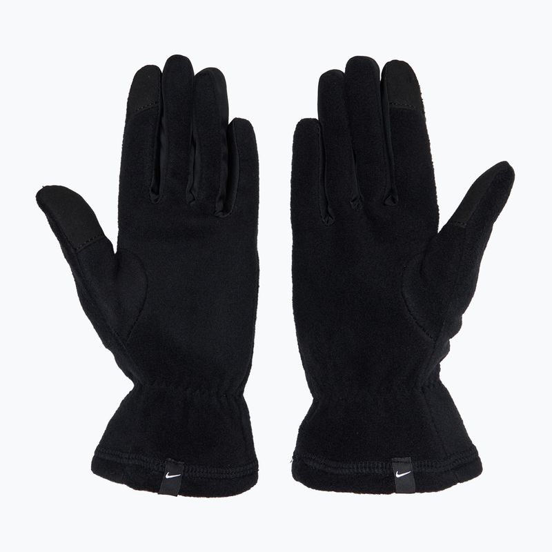 Moteriškos bėgimo pirštinės Nike One Therma-Fit Fleece black/white 3