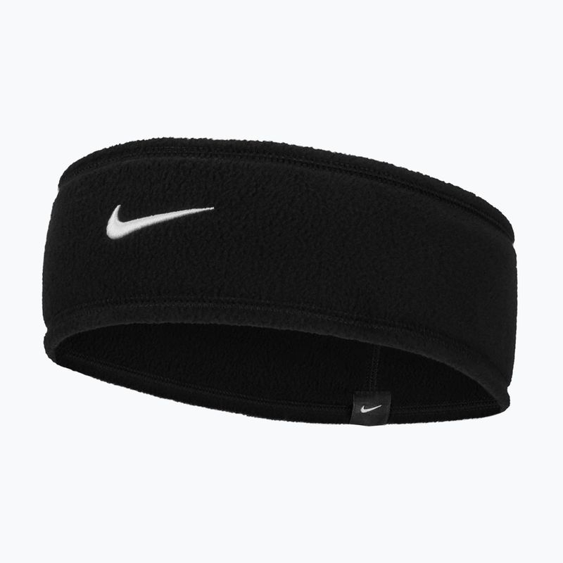 Moteriška galvos juosta Nike One Therma-Fit Fleece black/white