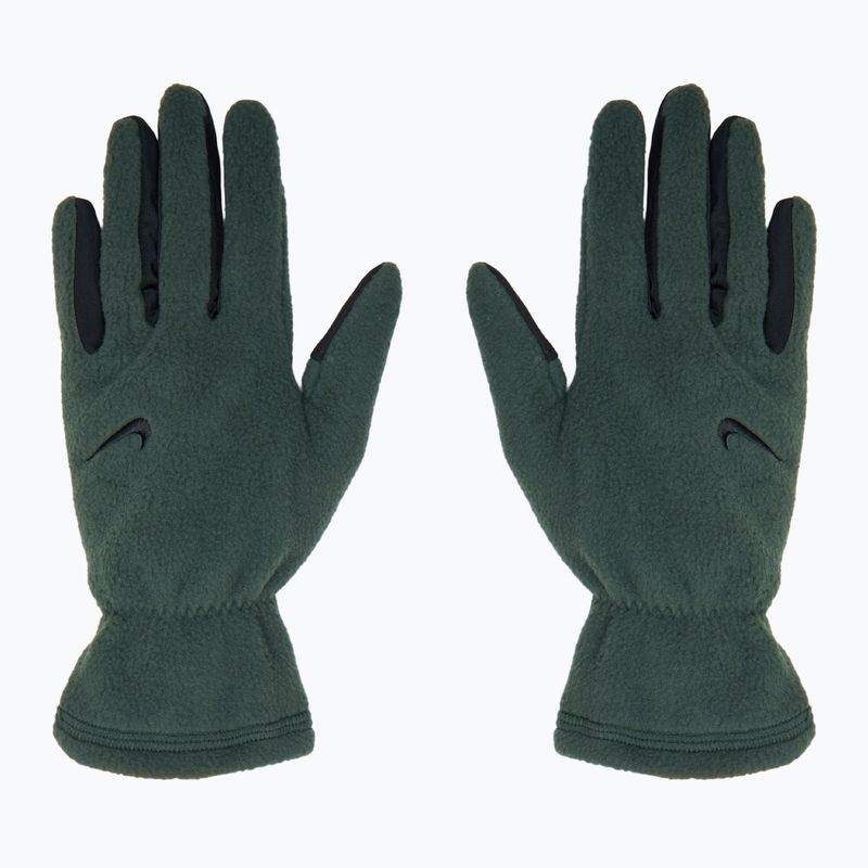 Moteriškos bėgimo pirštinės Nike One Therma-Fit Fleece vintage green/black 2
