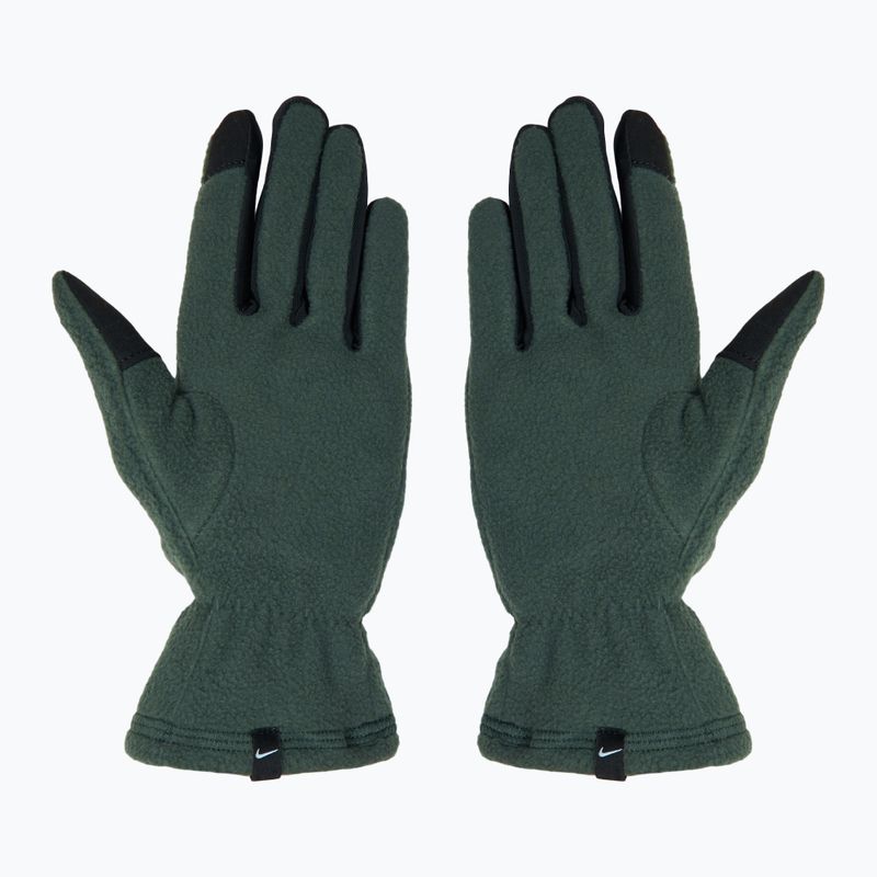 Moteriškos bėgimo pirštinės Nike One Therma-Fit Fleece vintage green/black 3
