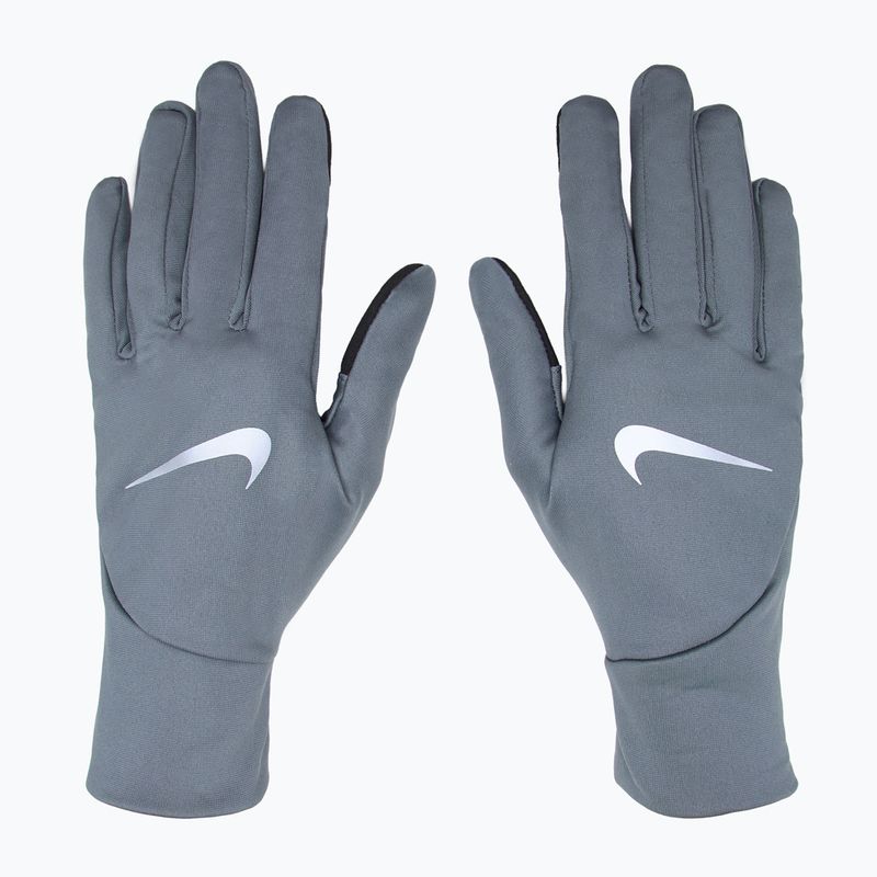 Vyriškos bėgimo pirštinės Nike Pacer Lightweight RG smoke grey/smoke grey/silver 2