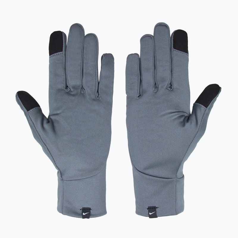 Vyriškos bėgimo pirštinės Nike Pacer Lightweight RG smoke grey/smoke grey/silver 3