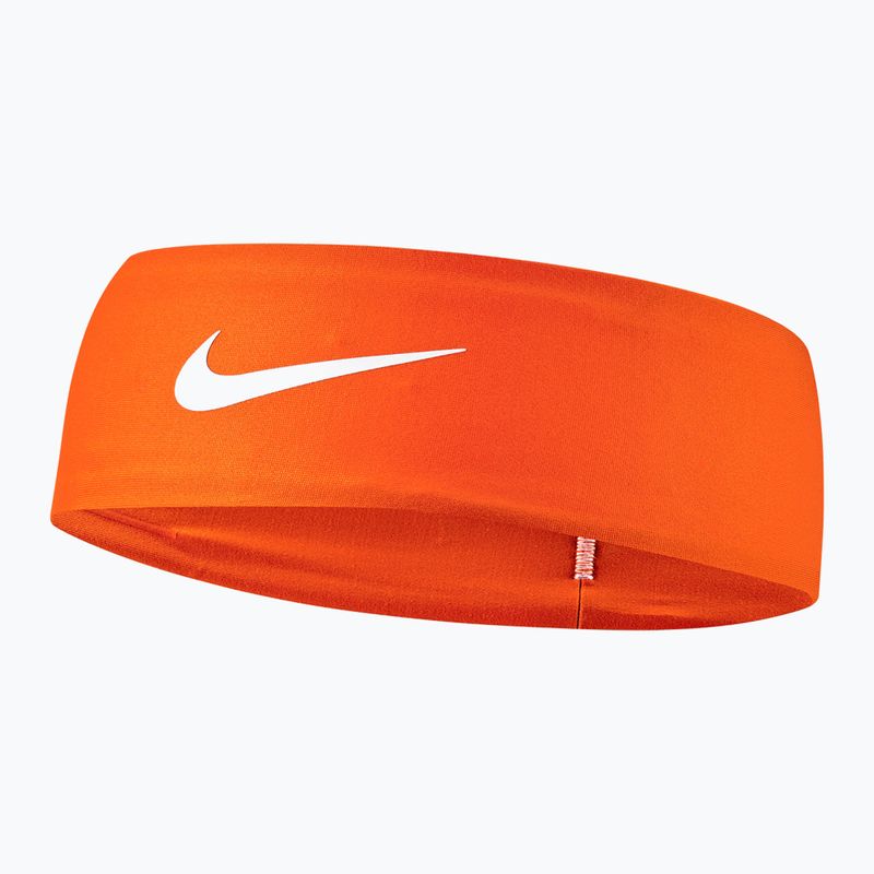 Galvos juosta Nike Dri-Fit Fury Classic Headband safety orange/white/white
