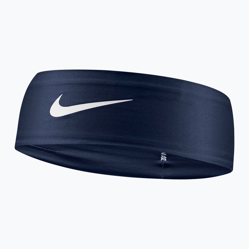 Galvos juosta Nike Dri-Fit Fury Classic Headband college navy/white/white