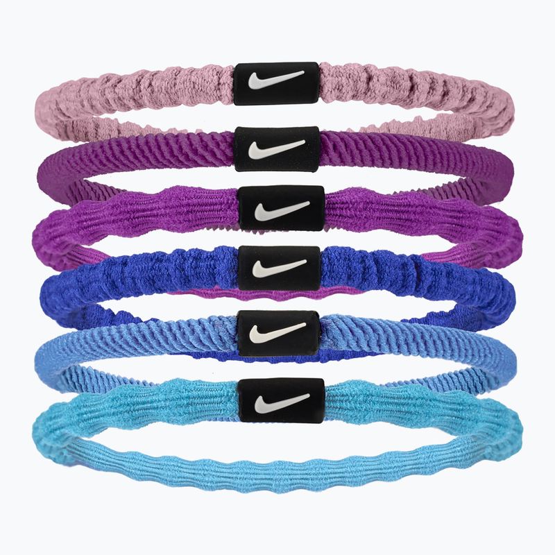 Plaukų gumutės Nike Flex Hair Tie 6 vnt. elemental pink/bold berry/white