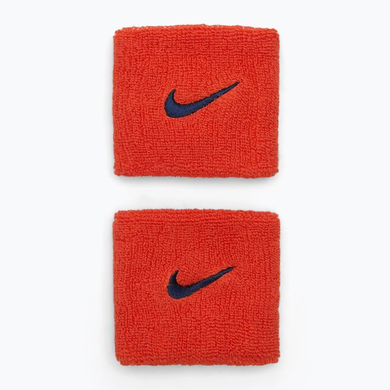 Galvos juosta Nike Swoosh Wristbands bright crimson/cave purple