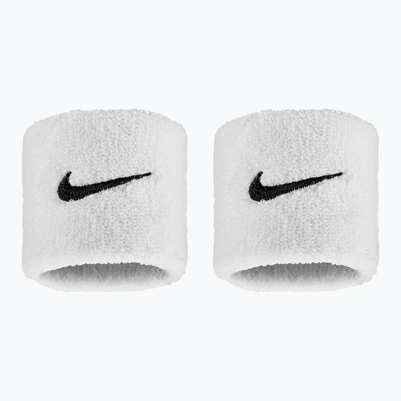 Riešo juostos Nike Swoosh Classic Wristbands 2 vnt. white/black