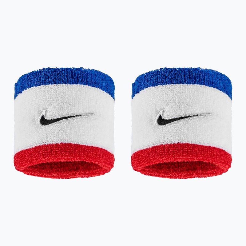 Riešo juostos Nike Swoosh Classic Wristbands 2 vnt. game royal/university red/black