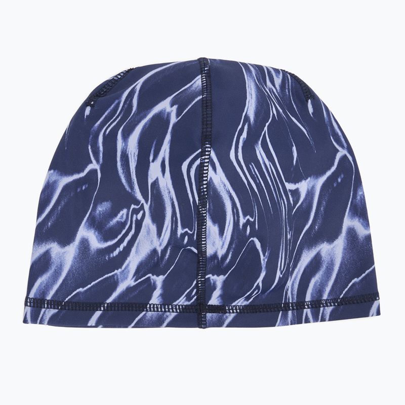 Kepurė Nike Dri-Fit Peak Uncuffed Beanie Printed blue void/silver 2