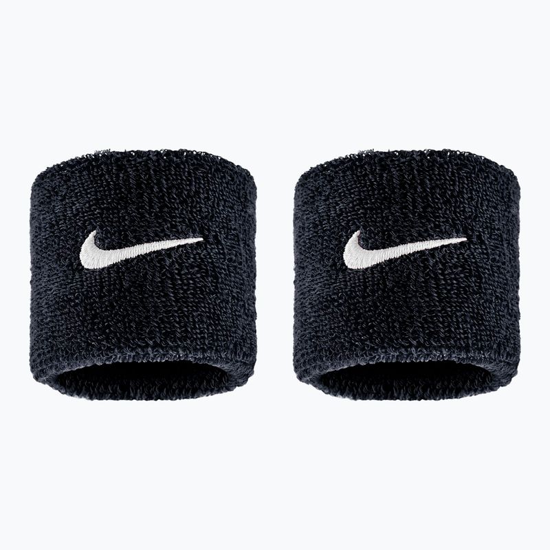 Riešo juostos Nike Swoosh Classic Wristbands 2 vnt. black/white