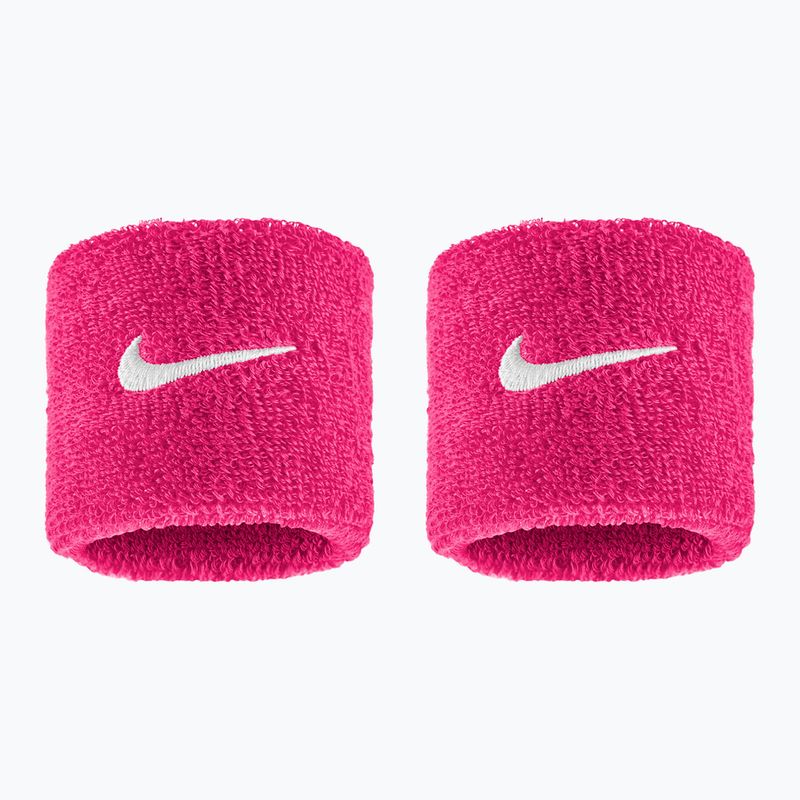 Riešo juostos Nike Swoosh Classic Wristbands 2 vnt. vivid pink/white
