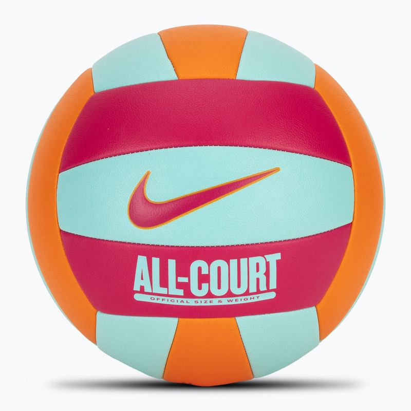 Tinklinio kamuolys Nike All Court Volleyball bright ceramic/bleached turq/rush pink dydis 5