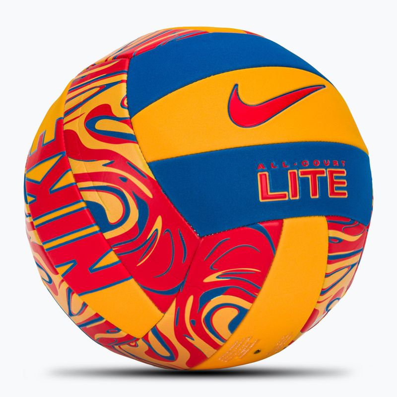 Tinklinio kamuolys Nike All Court Lite Volleyball laser orange/hyper royal/bright crimson dydis 5 2