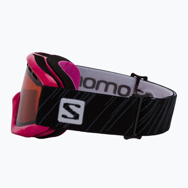 Salomon Juke Access rožinės/toninės oranžinės spalvos vaikiški slidinėjimo akiniai L39137500 4