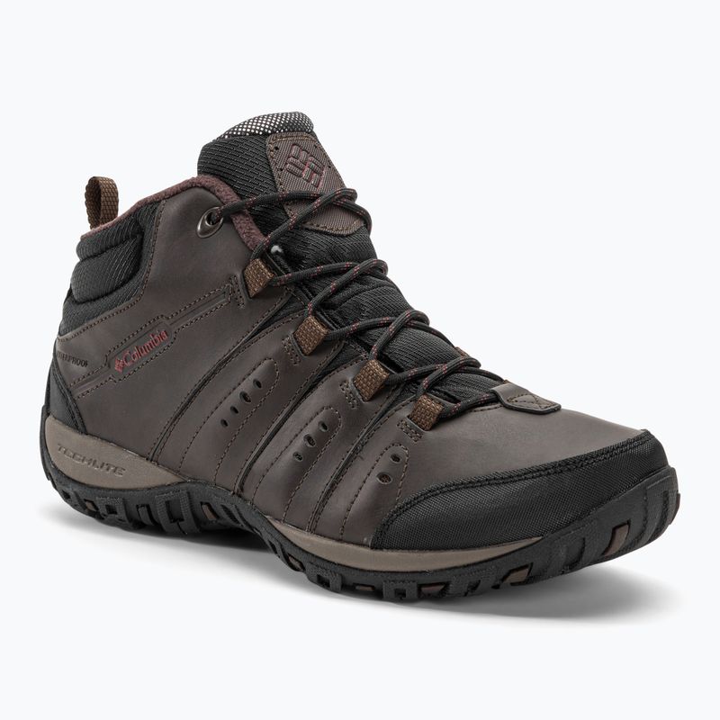 Columbia Woodburn II Chukka WP Omni-Heat vyriški trekingo batai cordovan/garnet red