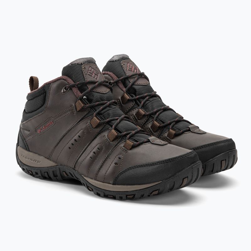 Columbia Woodburn II Chukka WP Omni-Heat vyriški trekingo batai cordovan/garnet red 4