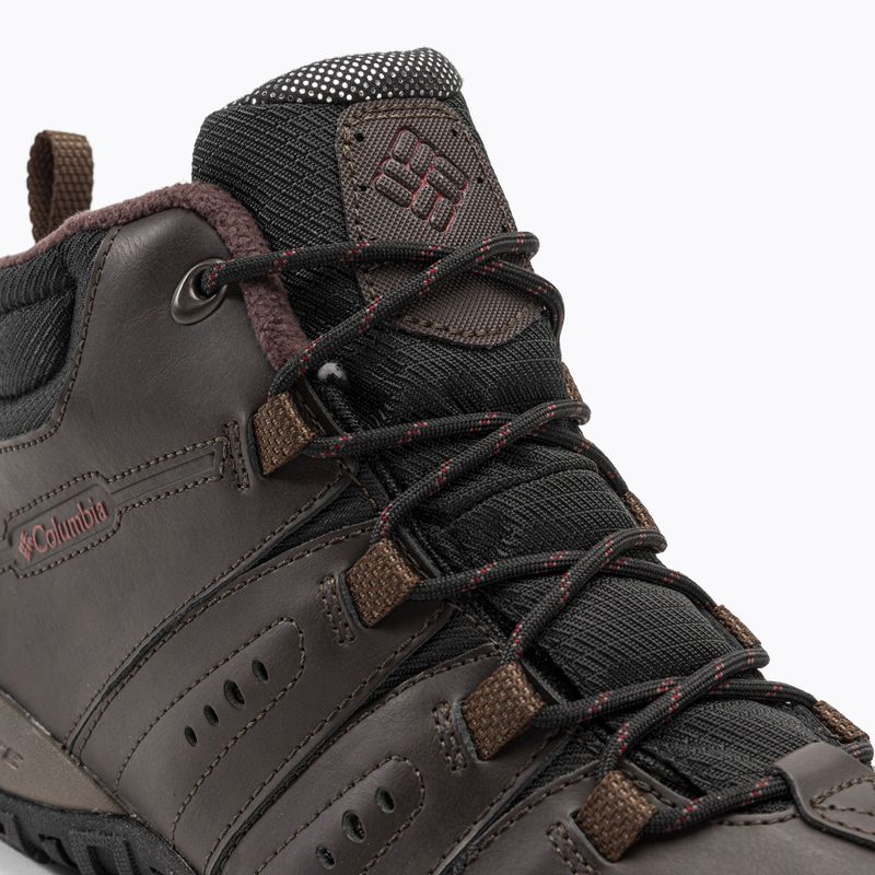 Columbia Woodburn II Chukka WP Omni-Heat vyriški trekingo batai cordovan/garnet red 8